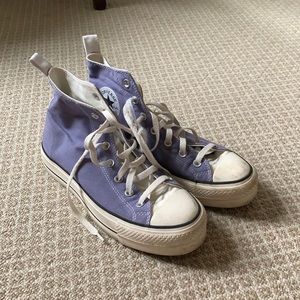 Converse Purple High Tops